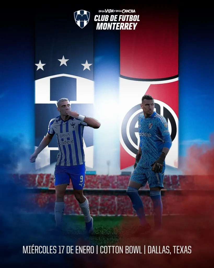 El anuncio oficial del amistoso entre River y Rayados