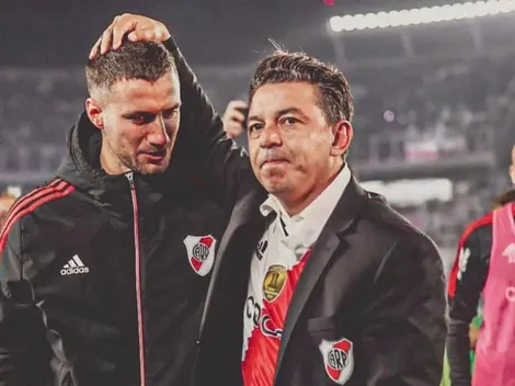 El adiós de Mammana: sentido agradecimiento con Gallardo