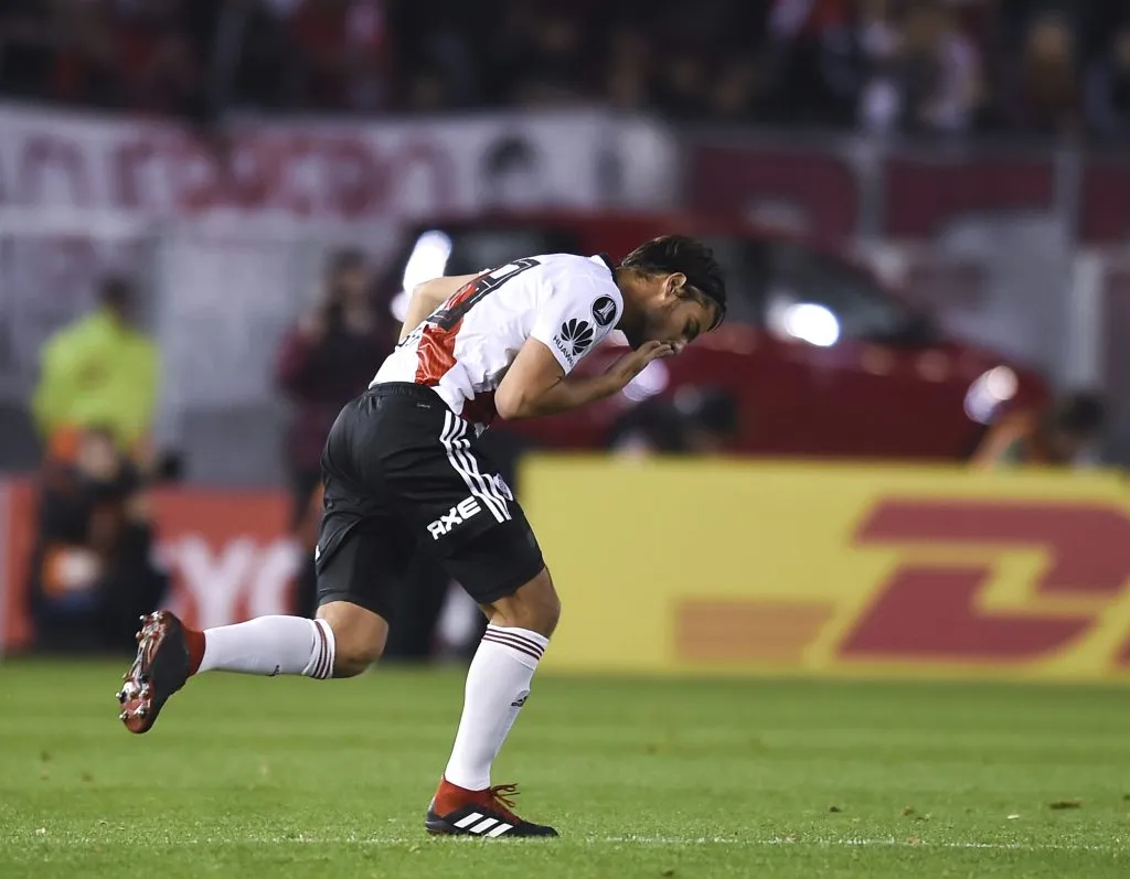 El debut de Santi Sosa fue contra Racing en 2018. (Foto: Getty).