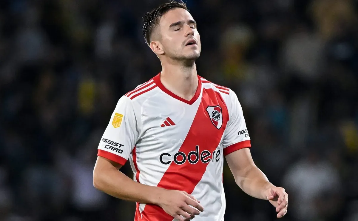 Palavecino se despide de River y del Estadio Monumental.