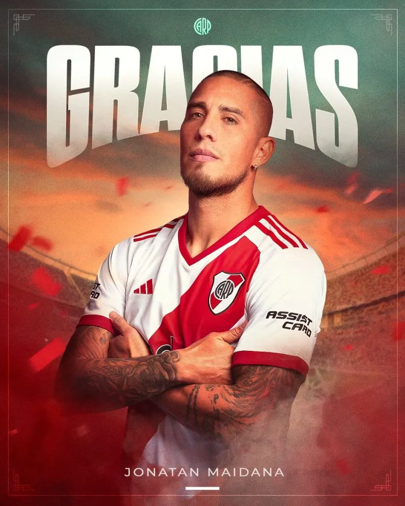 El homenaje de River para Jonatan Maidana.
