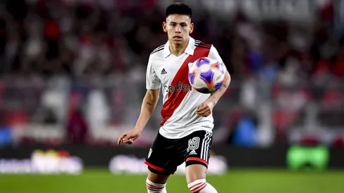 Claudio Echeverri volvió a jugar en River después de su venta al Manchester City.