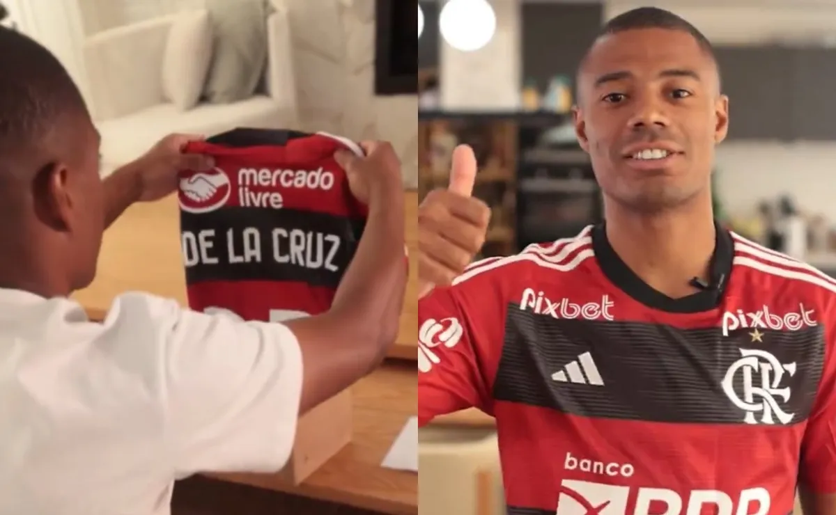 De la Cruz ya fue presentado en Flamengo.