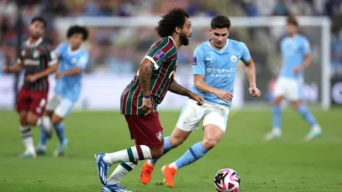 Julián Álvarez la rompe en el City