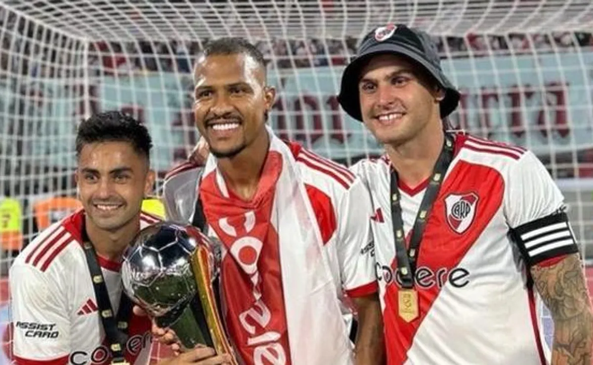La última foto de Rondón con la camiseta de River.