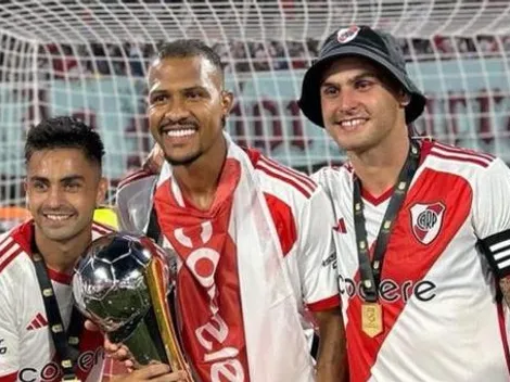 El extraño comportamiento de Rondón durante los festejos