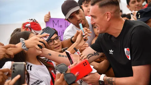 El recibimiento a River en Santiago del Estero