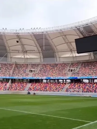 Trabajos contrarreloj en el Estadio Madre de Ciudades de Santiago del Estero