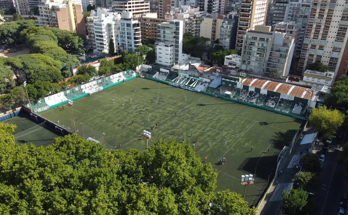 El Coliseo de Bajo Belgrano, la cancha de Excursio.