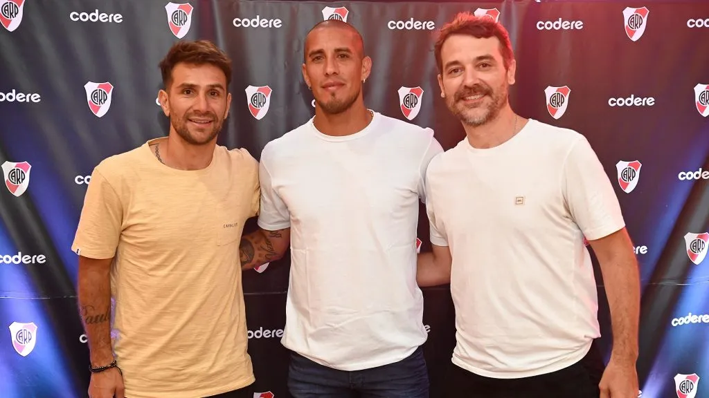 Leo Ponzio, Jony Maidana y Pedro Alfonso.