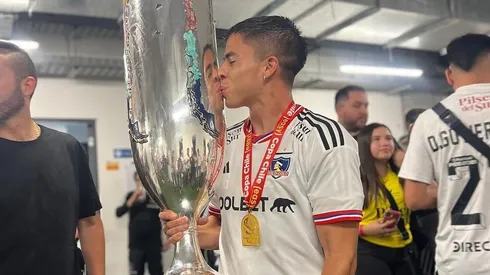 El ex mediapunta de River celebró su primer título en Chile.
