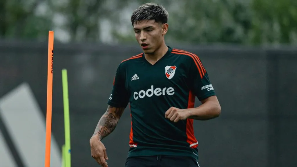 Agustín Ruberto ya se entrena con primera.