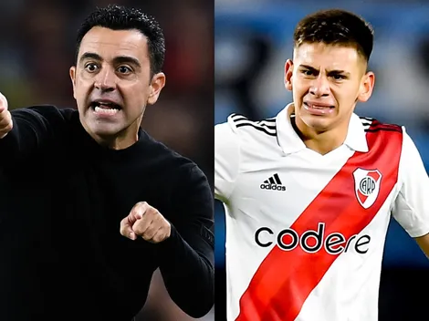 Xavi confesó el interés de Barcelona por el Diablito Echeverri