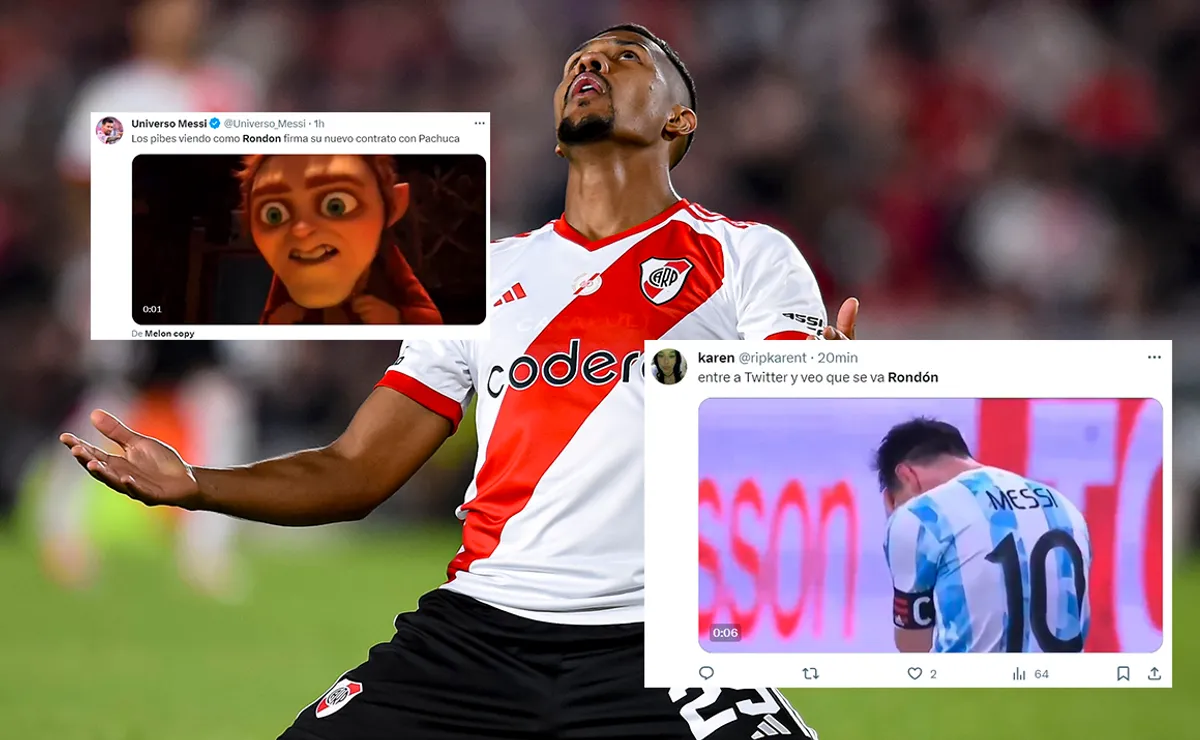 Rondón se va de River.