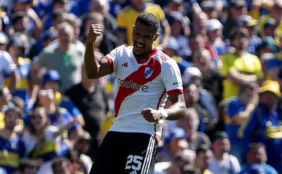 Salomón Rondón jugó durante 2023 en River (Getty).
