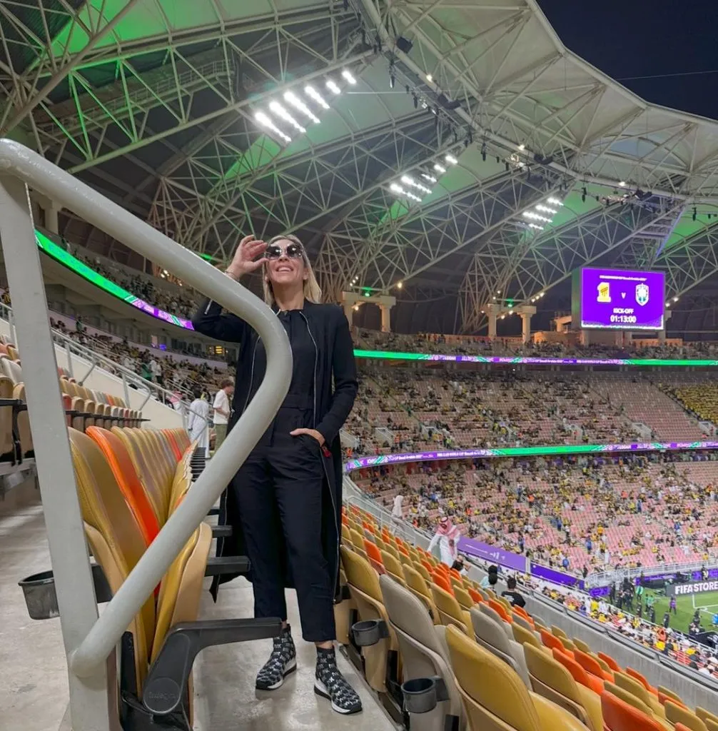Geraldine La Rosa, esposa de Marcelo Gallardo, acompaña al DT en el Mundial de Clubes 2023 (FOTO: Geraldine La Rosa/Instagram).