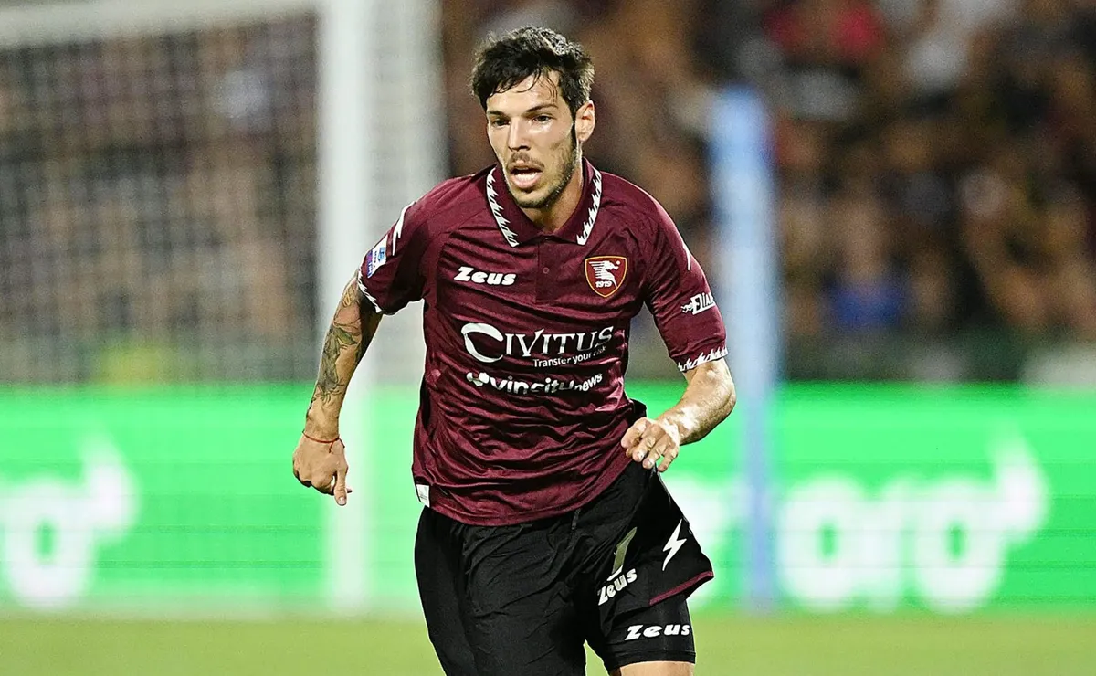 Agustín Martegani, hoy en el Salernitana de Italia: ¿puede ser refuerzo de River?