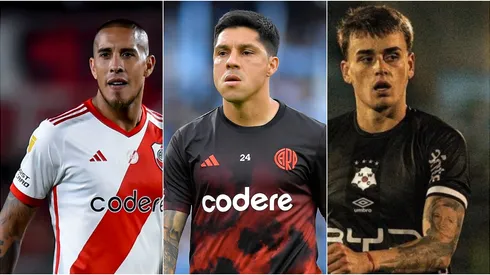 Jonatan Maidana, Enzo Pérez y Nicolás Fonseca