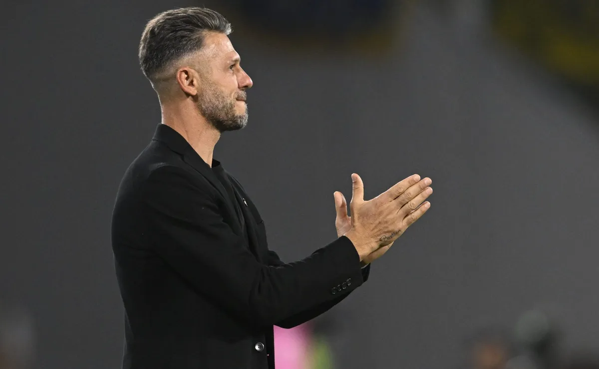 Martín Demichelis se fue conforme con el empate de River.