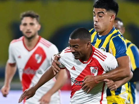 Alarma en River: De la Cruz jugó con grandes molestias