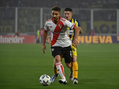 En una posición extraña, así fue el debut oficial de Boselli en River