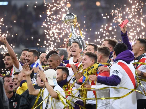 Las pintadas que aparecieron cerca del Monumental contra Boca