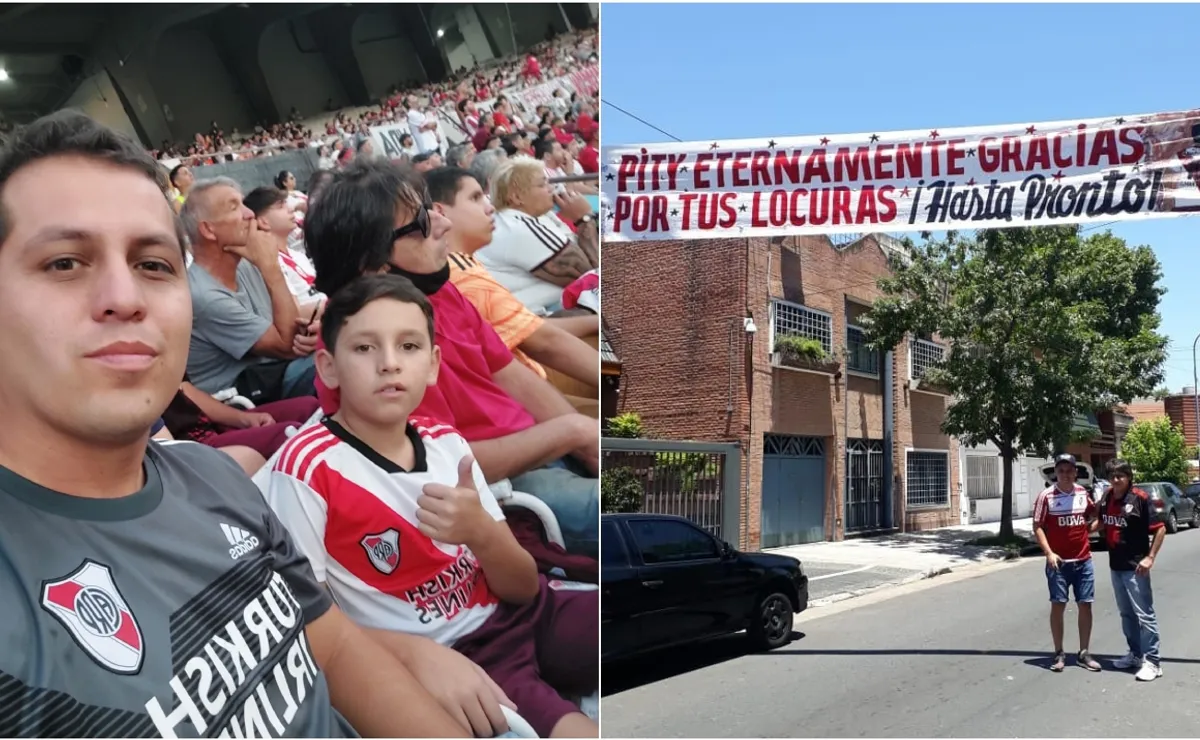 Le colgó un pasacalles al Pity Martinez tras la final de Madrid y hoy tiene un pedido para hacerle
