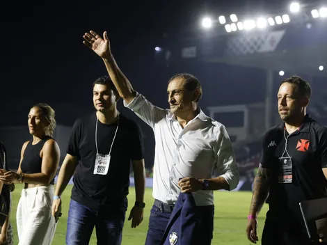 La emotiva arenga de Ramón Díaz al plantel de Vasco Da Gama tras salvarse del descenso