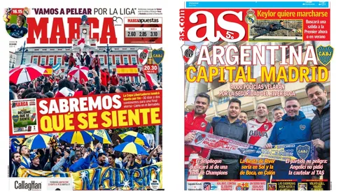 Esto decían los diarios en la previa de la final eterna: las tapas más recordadas