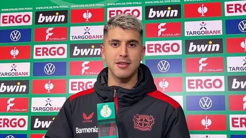 Exequiel Palacios convirtió un gol y fue figura