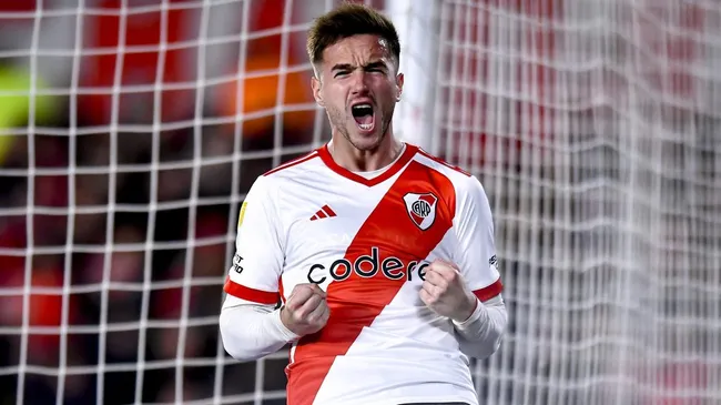 Palavecino tiene contrato con River hasta diciembre de 2025. (Getty)