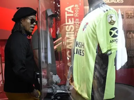 ¡Una leyenda en River! El histórico futbolista que visitó el Monumental