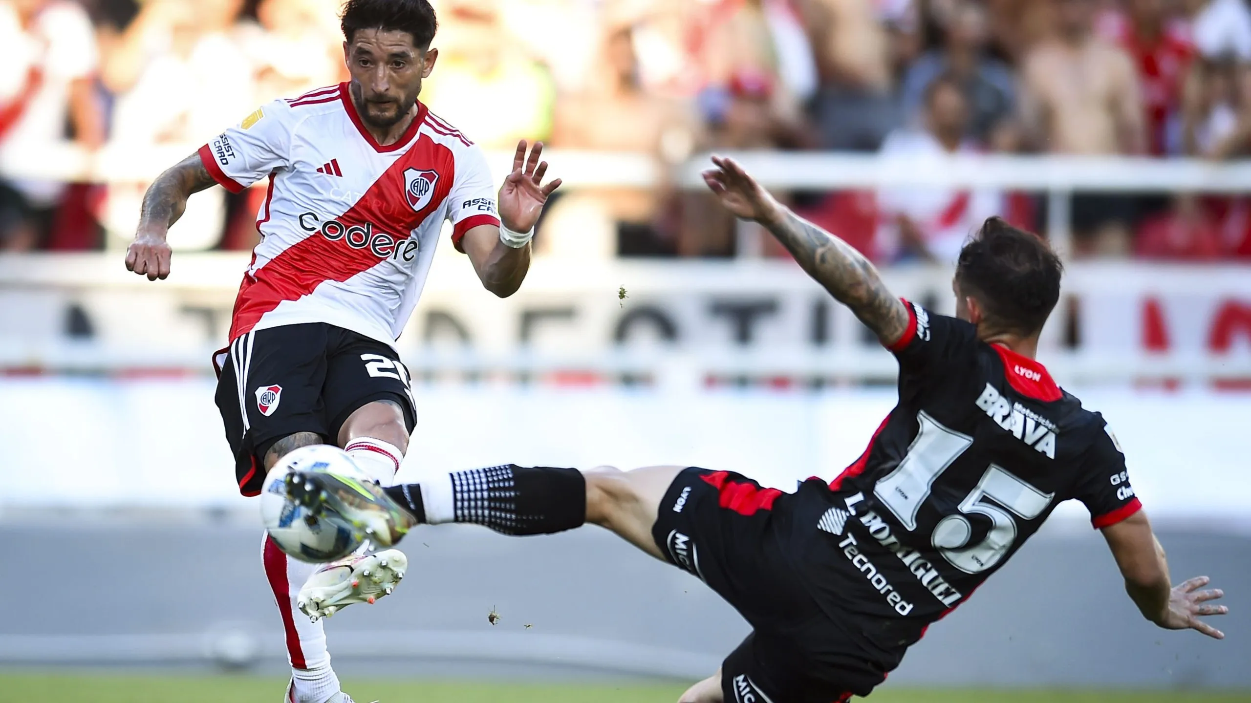 Casco es el lateral derecho con mayor eficacia de River. (Getty)