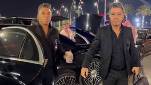 Rodeado de lujos: la curiosa llegada de Gallardo al partido del Al Ittihad