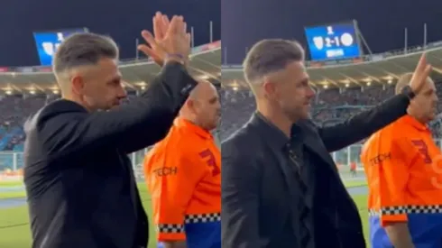 Demichelis fue aplaudido por los hinchas en Córdoba.
