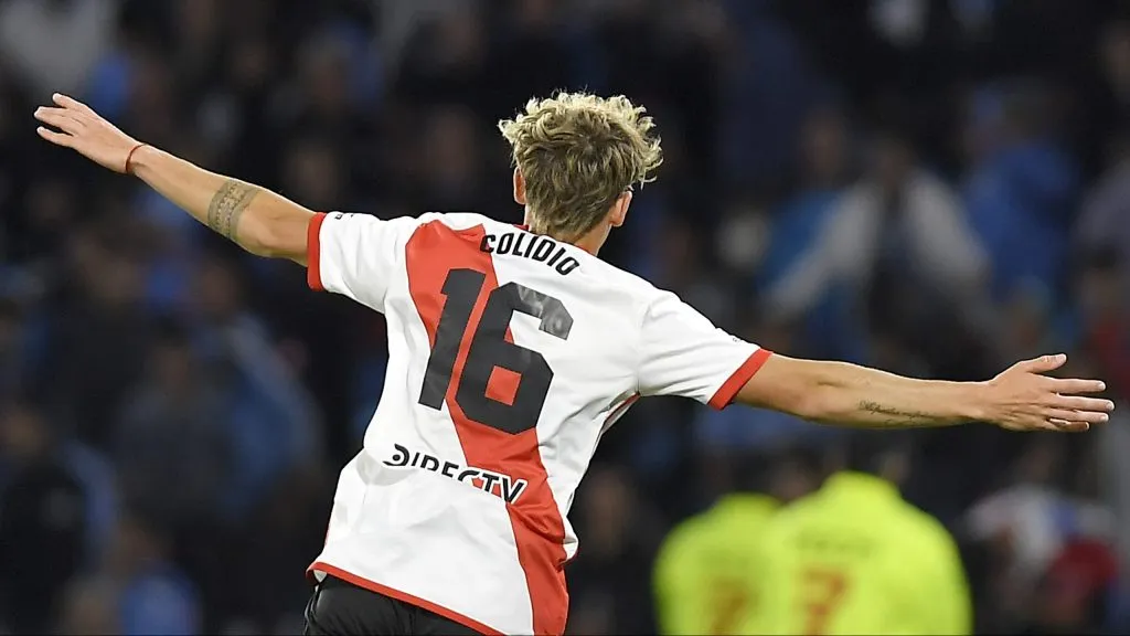 Colidio fue suplente ante Independiente e ingresó sobre el final.