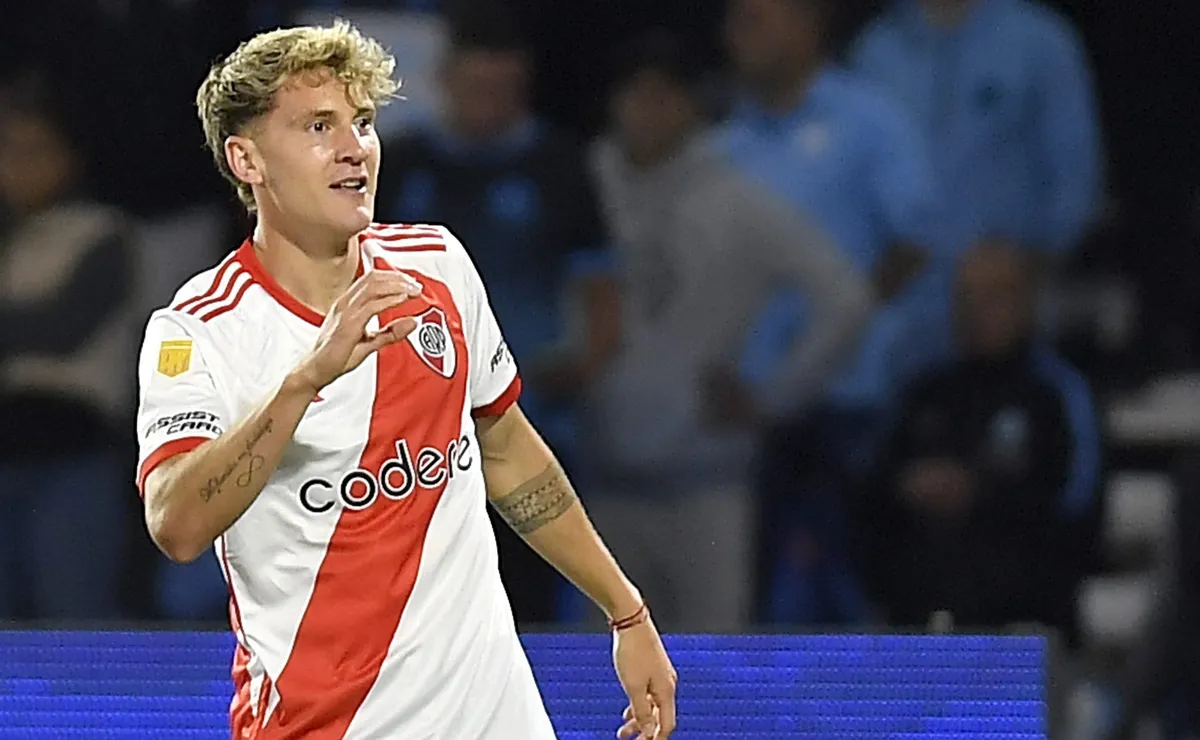 Facundo Colidio será titular en el primer amistoso formal de 2024 para River (FOTO: Getty).