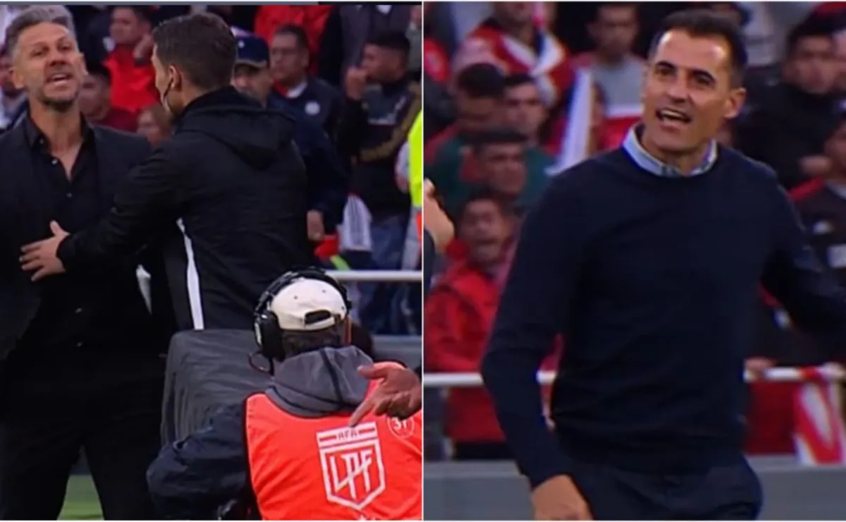 Demichelis se cruzó con Farré