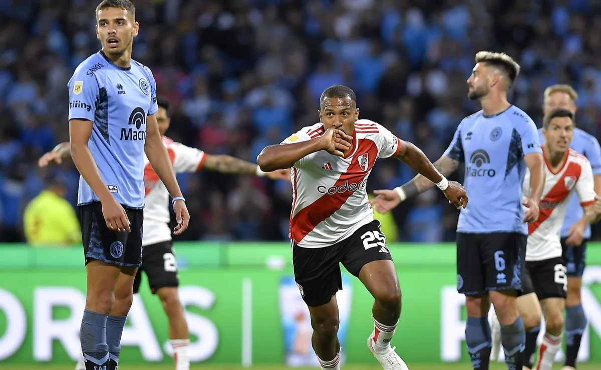 Rondón hizo el gol contra Belgrano y fue el último nueve natural que convirtió en River