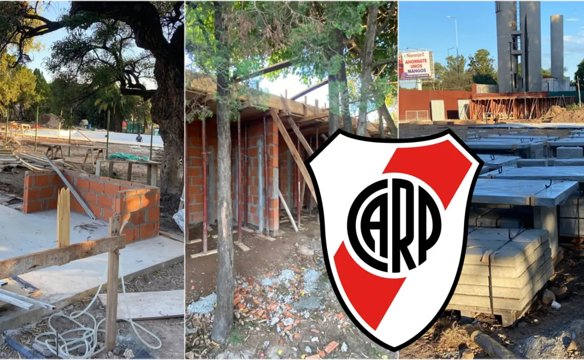 River avanza en las obras