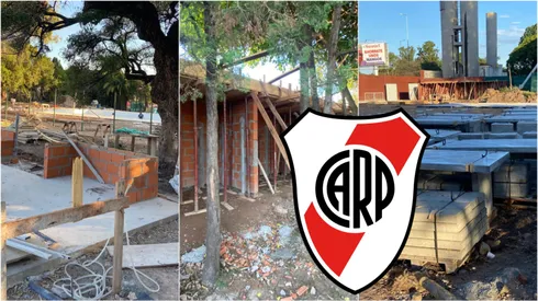 River avanza en las obras