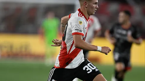 Franco Mastantuono jugó un gran partido en su debut como titular.