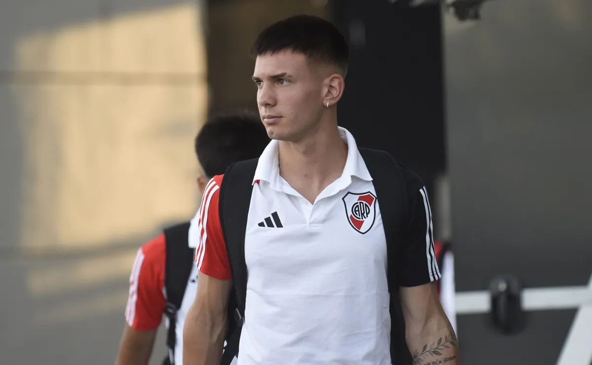 Mastantuono, la joya que tiene River y que despierta interés de varios clubes.