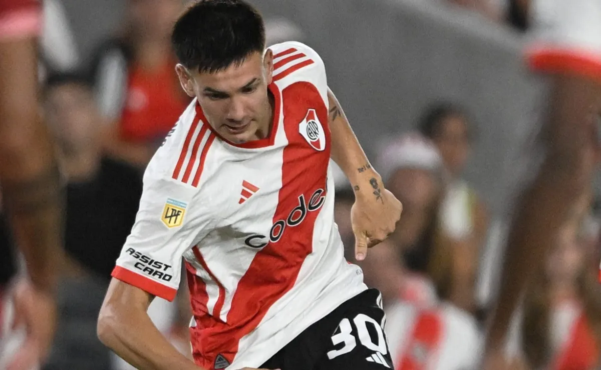 Mastantuono debutó en River.