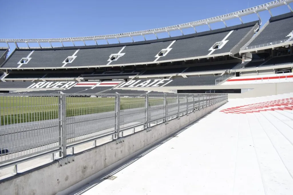 El Estadio Monumental continúa en obra.