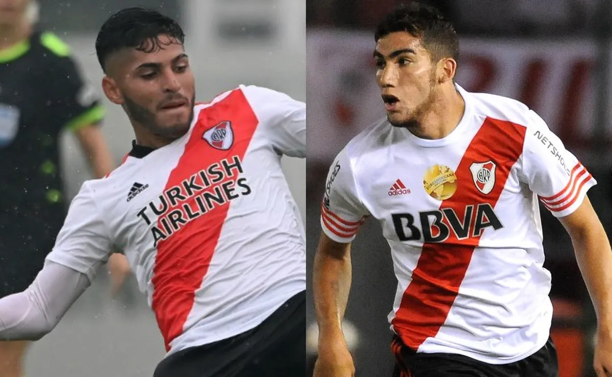 Dos ex River que militarán en el ascenso argentino. (Fotos: Prensa River).