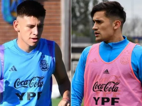 Se confirmaron los dorsales que usarán el Diablito Echeverri y Pablo Solari en el Sub 23