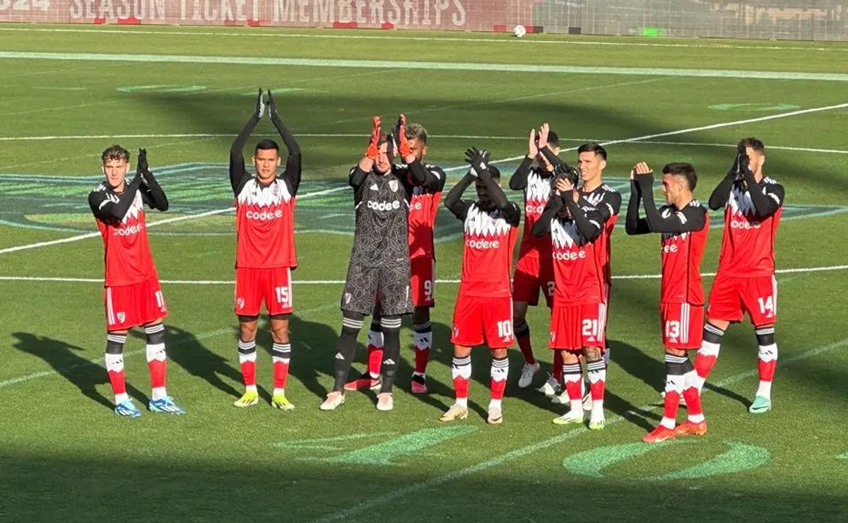 River jugó su último amistoso de pretemporada ante Pachuca.
