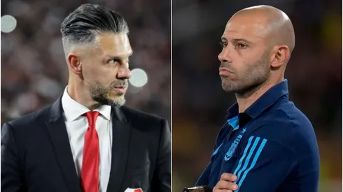 Mascherano le dio una buena noticia a Demichelis y a River.