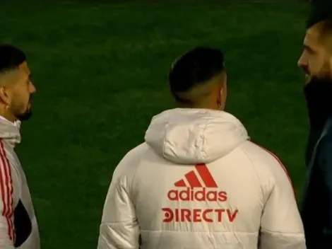 La charla de Lanzini y Funes Mori con el ex River que es ÍDOLO en Monterrey